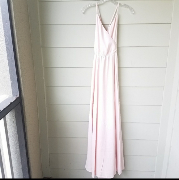 LULUS Everything's All Bright Blush Pink Dress - Picture 5 of 7